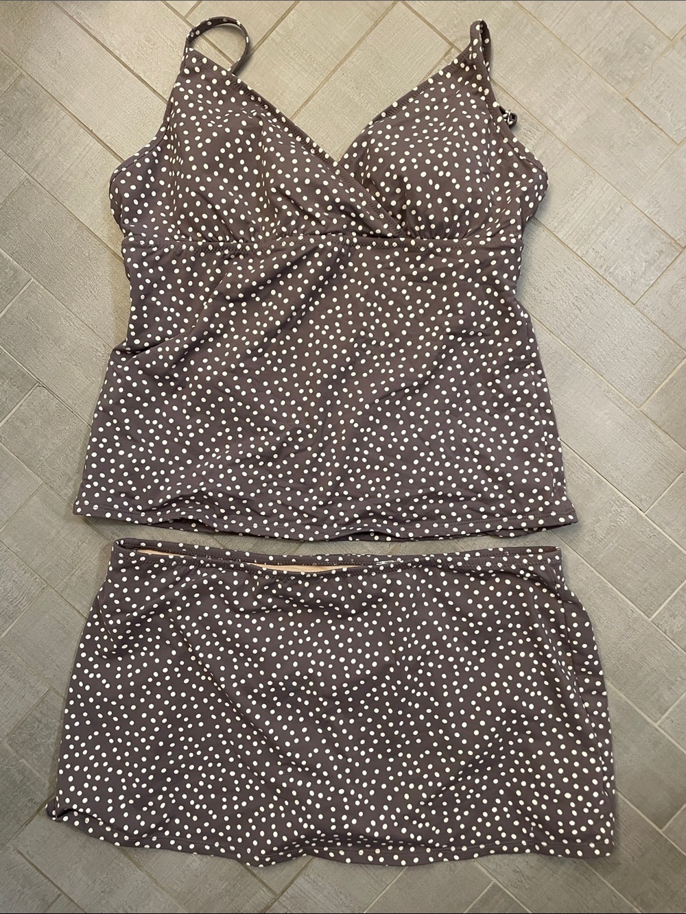 Garnet Hill Swim:Top (Med) and Bottom (12)